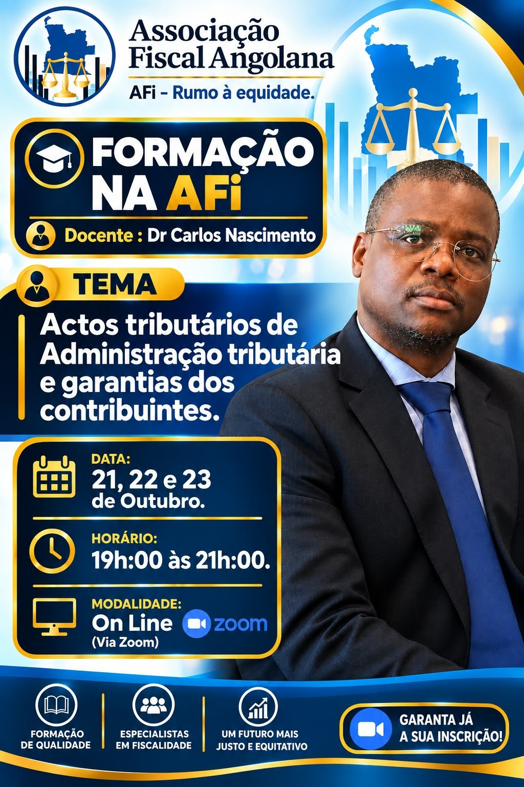 Formação na AFI — Actos tributários de Administração tributária e garantias dos contribuintes